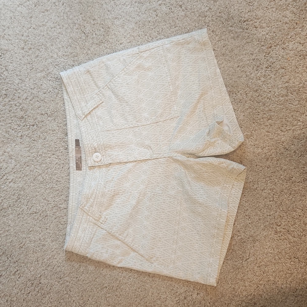 Prana Cream Shorts for Women